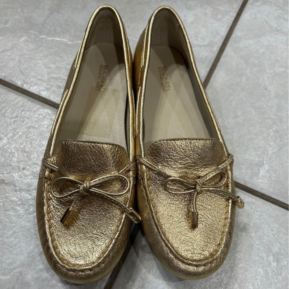 Michael Kors Women’s Golden Loafer Shoes Size 7 NEW, UNUSED & UNWORN